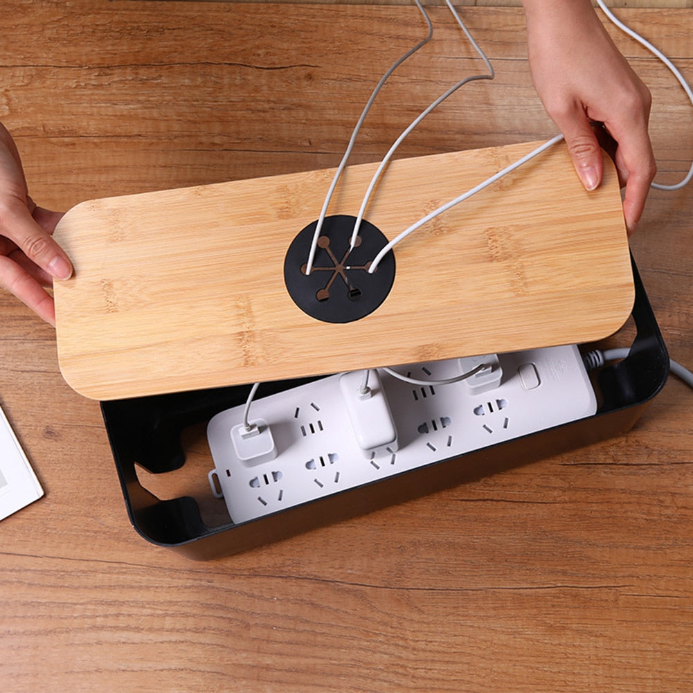 Wooden Cable Organizer